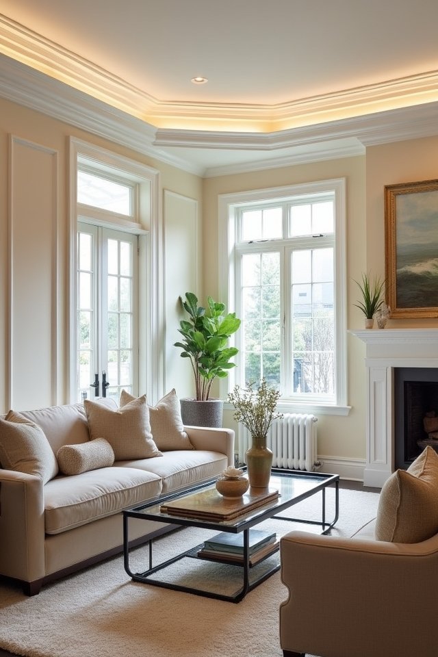 elegant curves enhance interiors