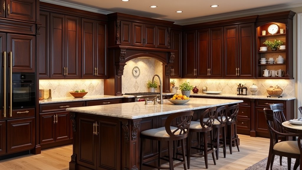 elegant dark brown kitchens