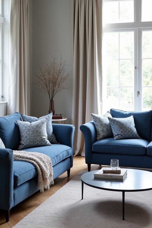 elegant denim warm greys
