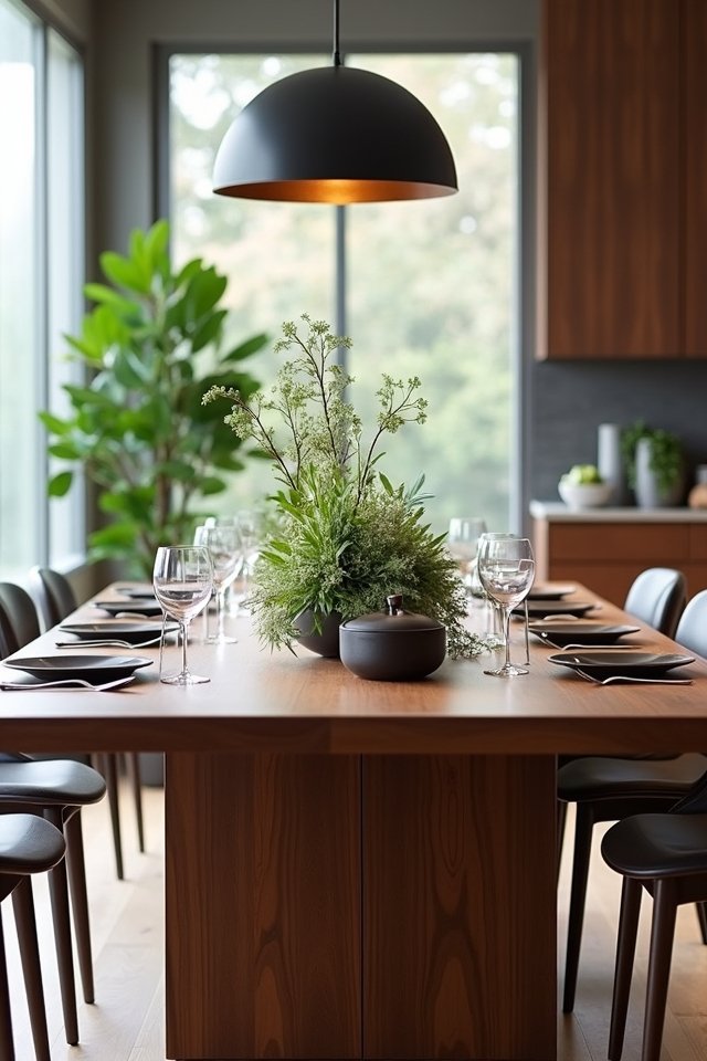 elegant expandable dining centerpiece