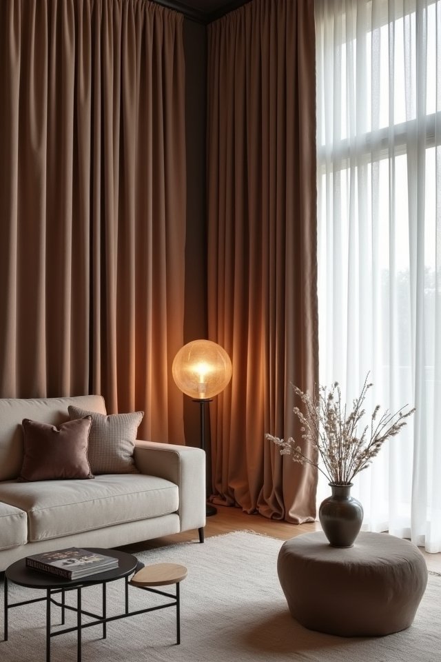 elegant floor length velvet curtains