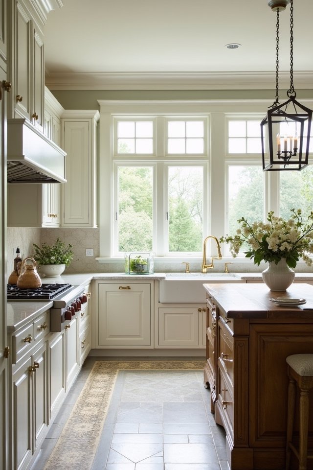 elegant french cabinetry features