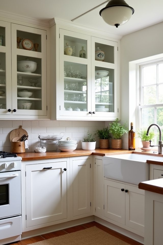 elegant glass front cabinets showcase