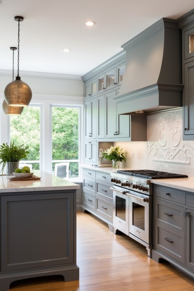 elegant gray and marble