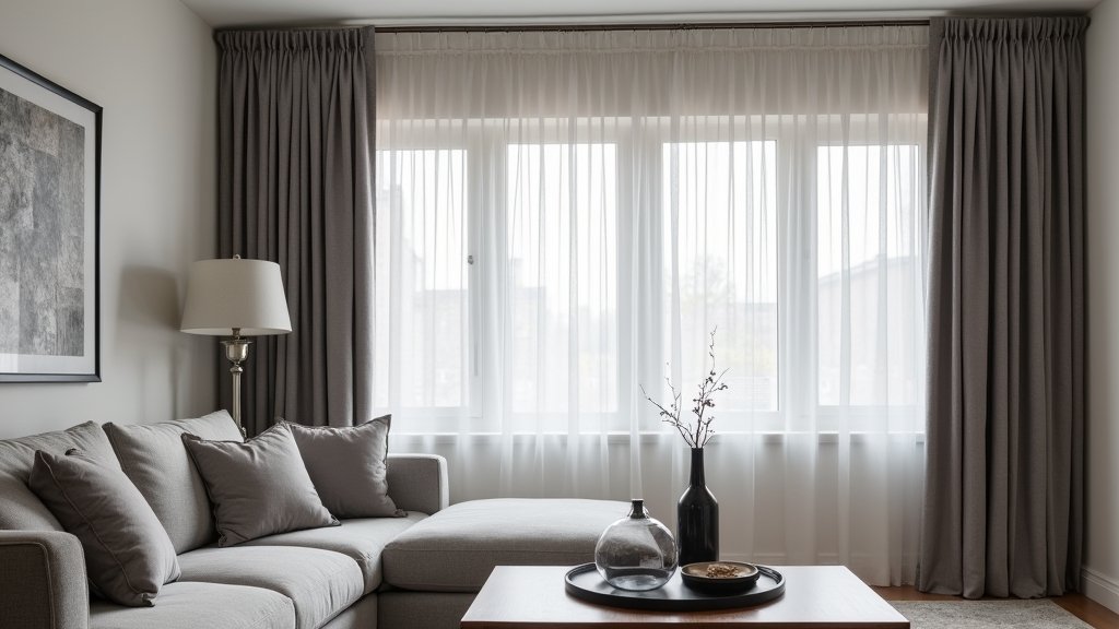 elegant grey curtains selection