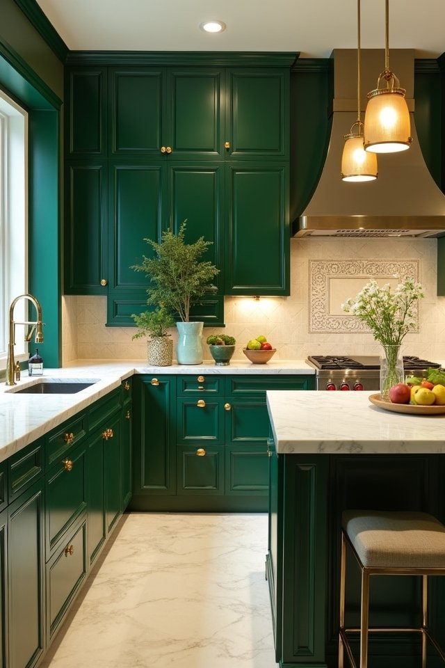 elegant kitchen color palettes