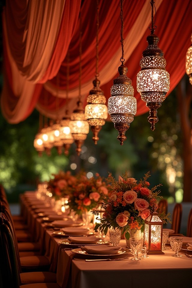 elegant lanterns and lights