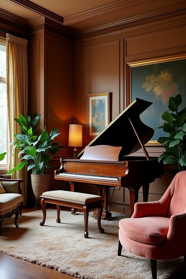 elegant living room centerpiece
