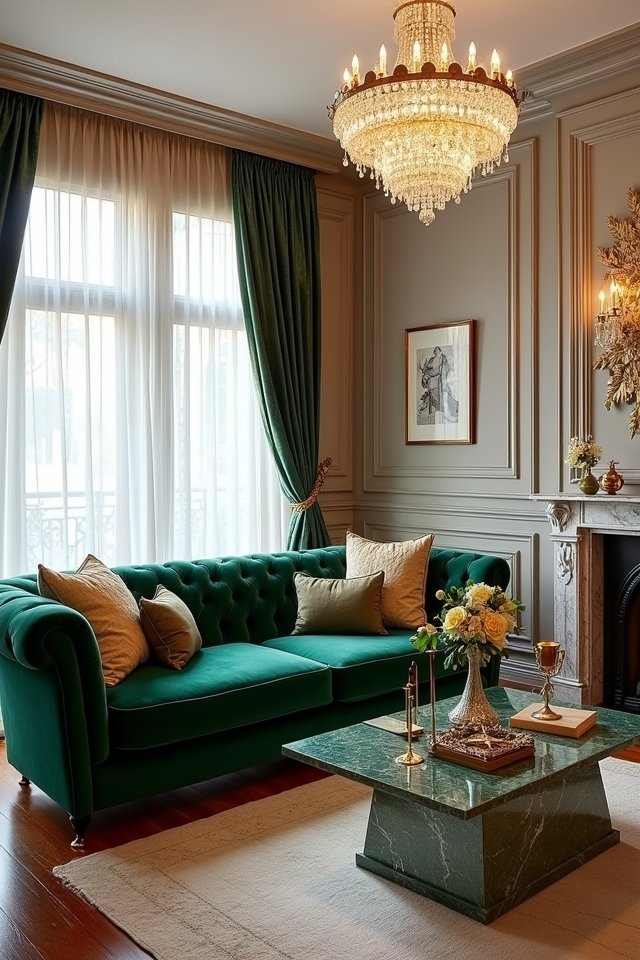 elegant luxurious living room