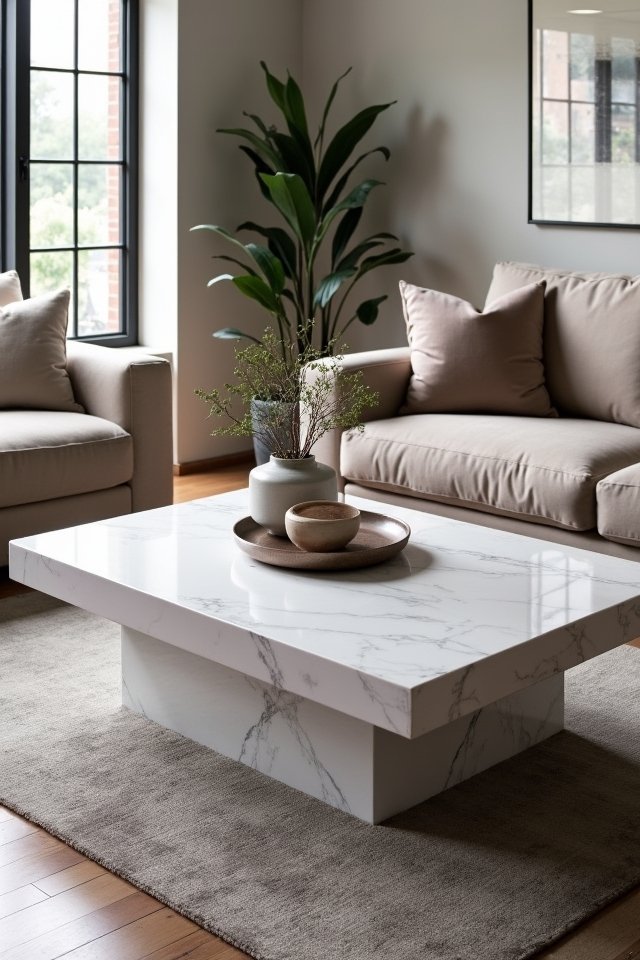 elegant luxury coffee table