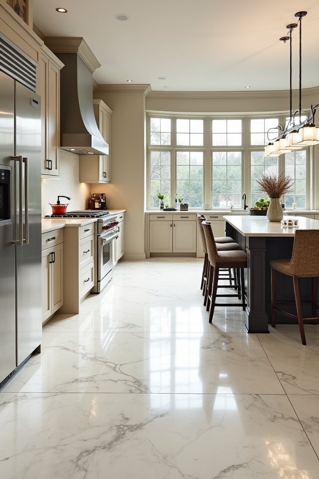 elegant marble flooring beauty