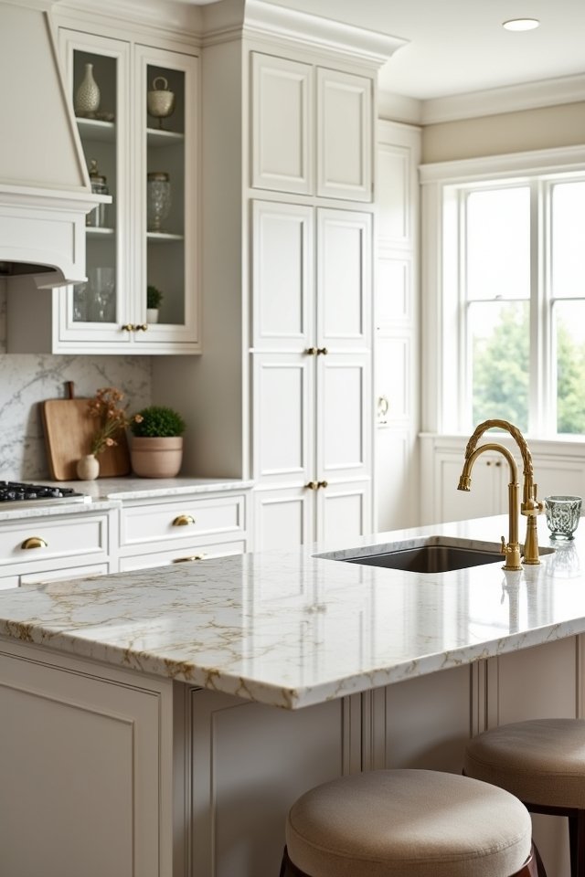 elegant marble with gold