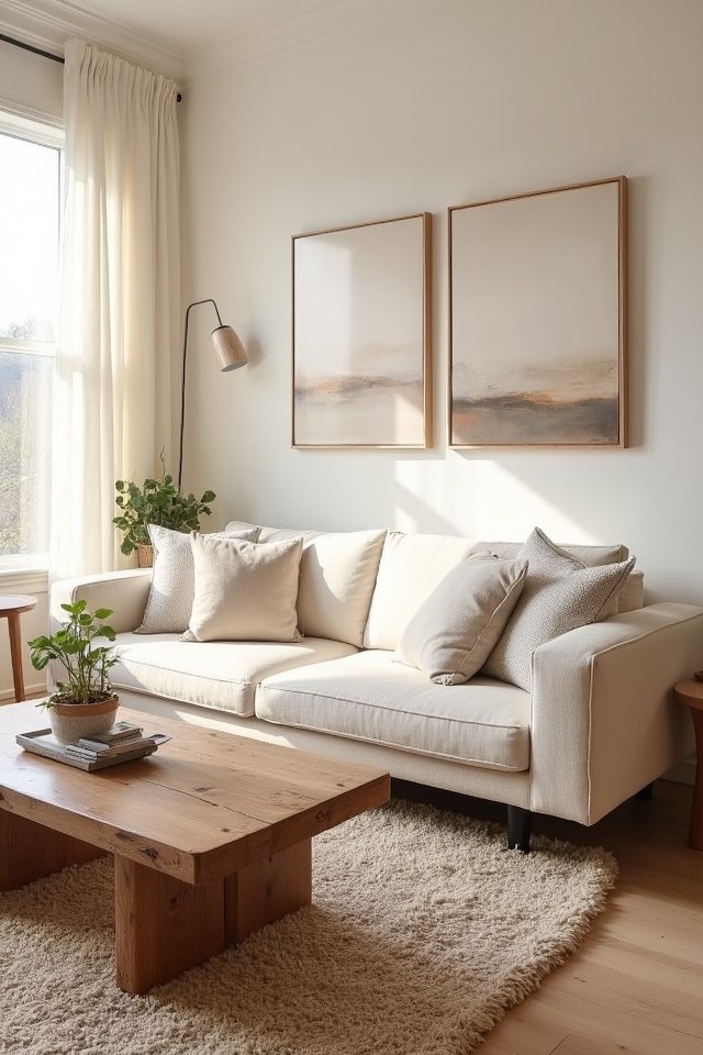 elegant minimalist artwork enhances decor