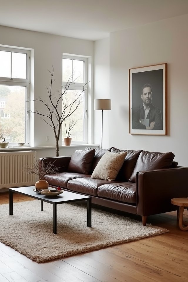 elegant minimalist living room