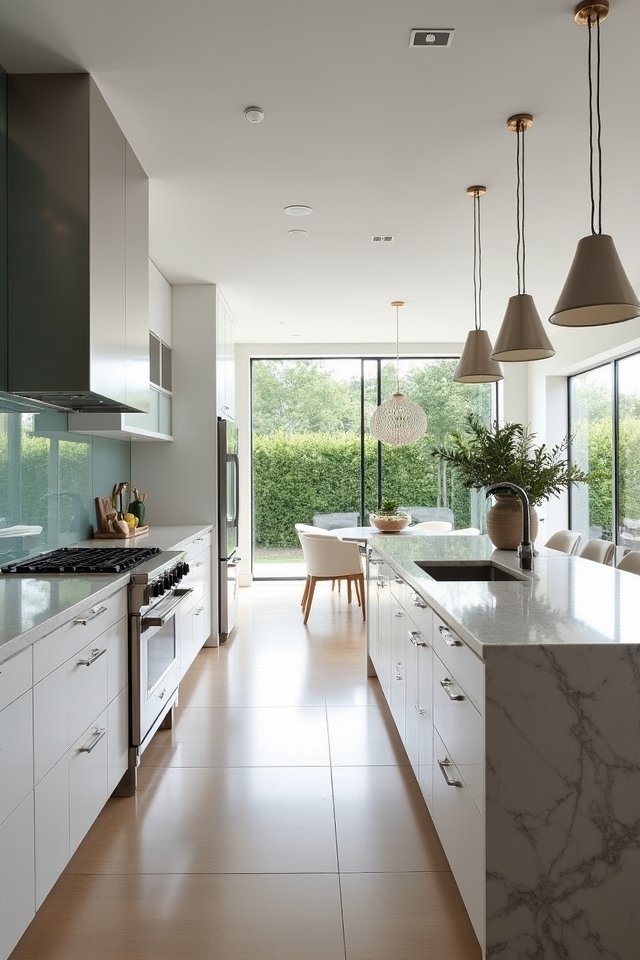 elegant modern kitchen design