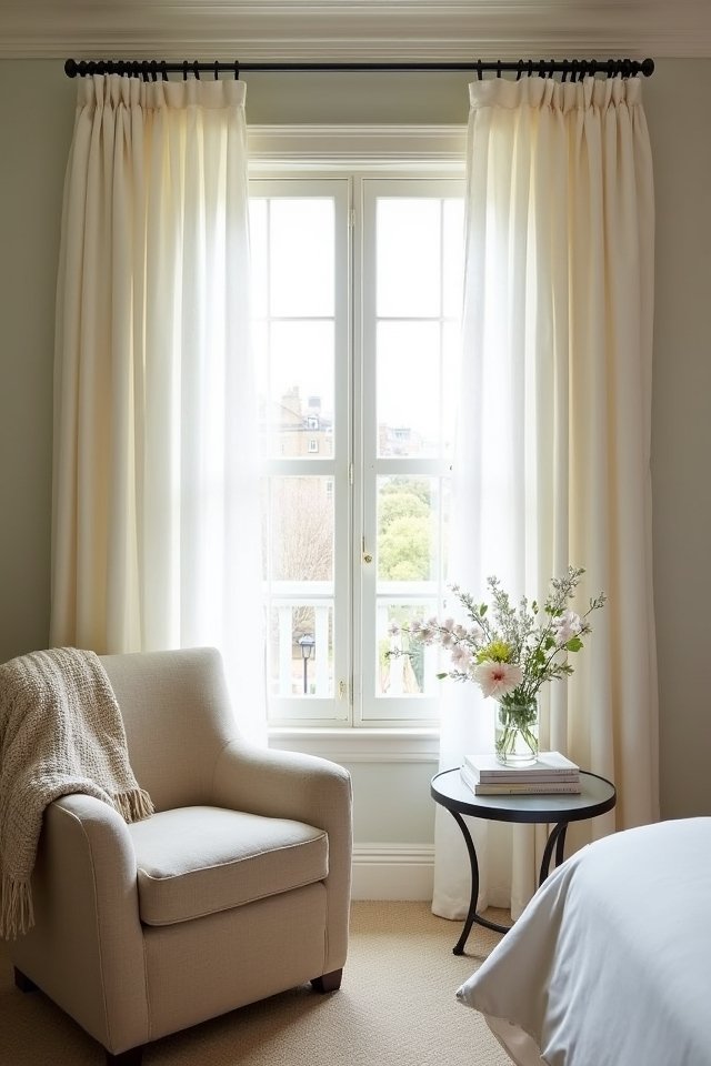 elegant motorized sheer curtains