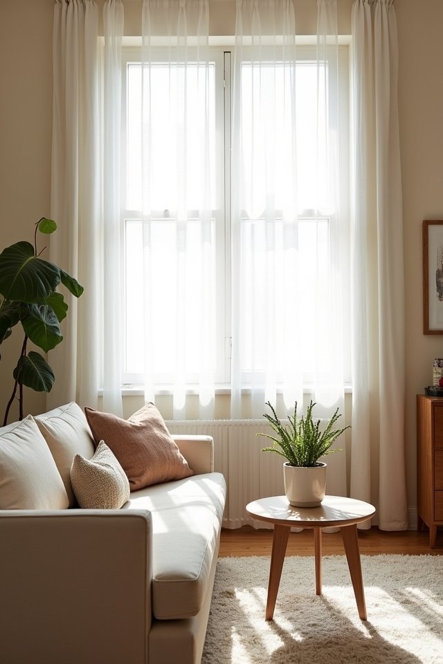 elegant neutral curtain choices