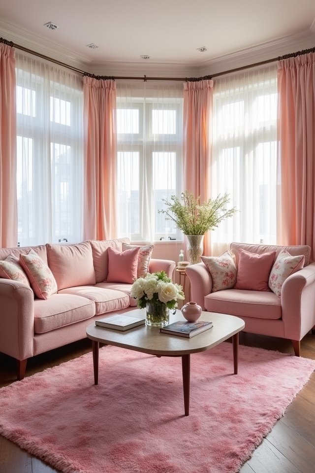 elegant pink rug transformation