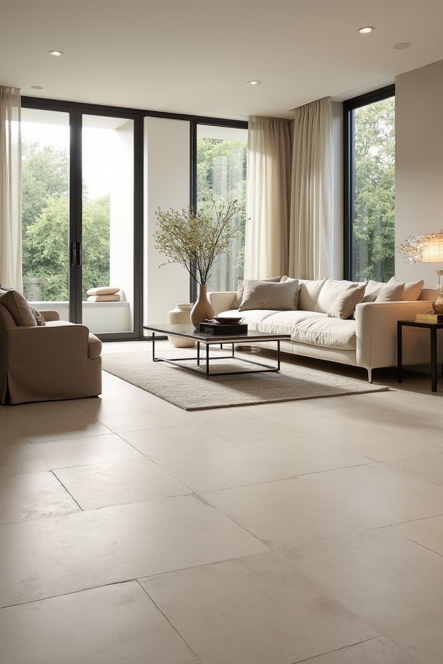 elegant plain color tiles