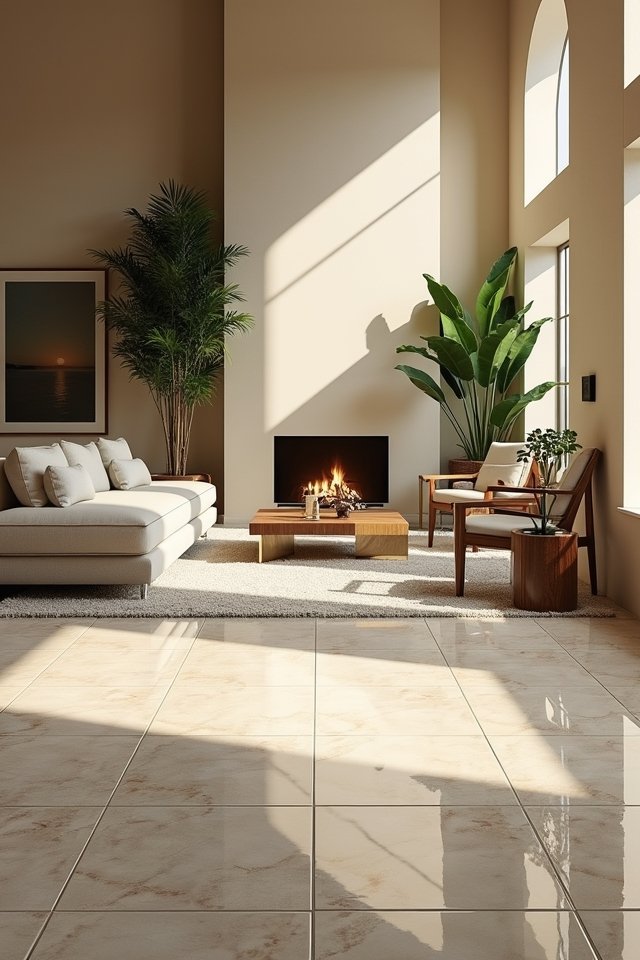 elegant reflective glass tiles