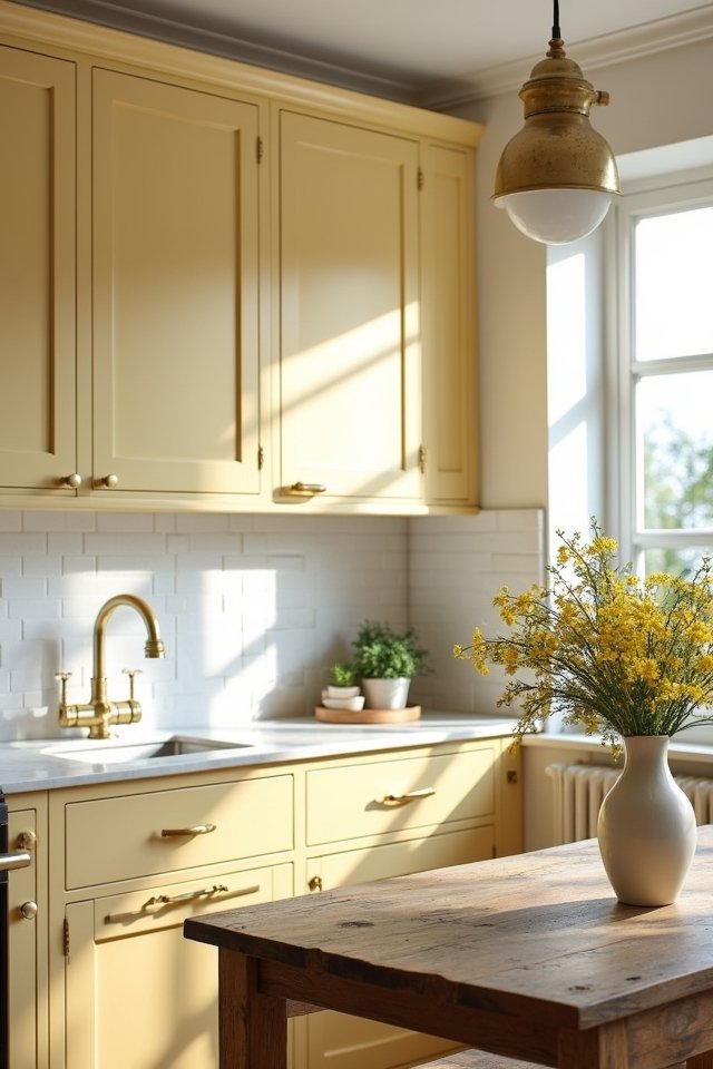 elegant soft creamy yellow