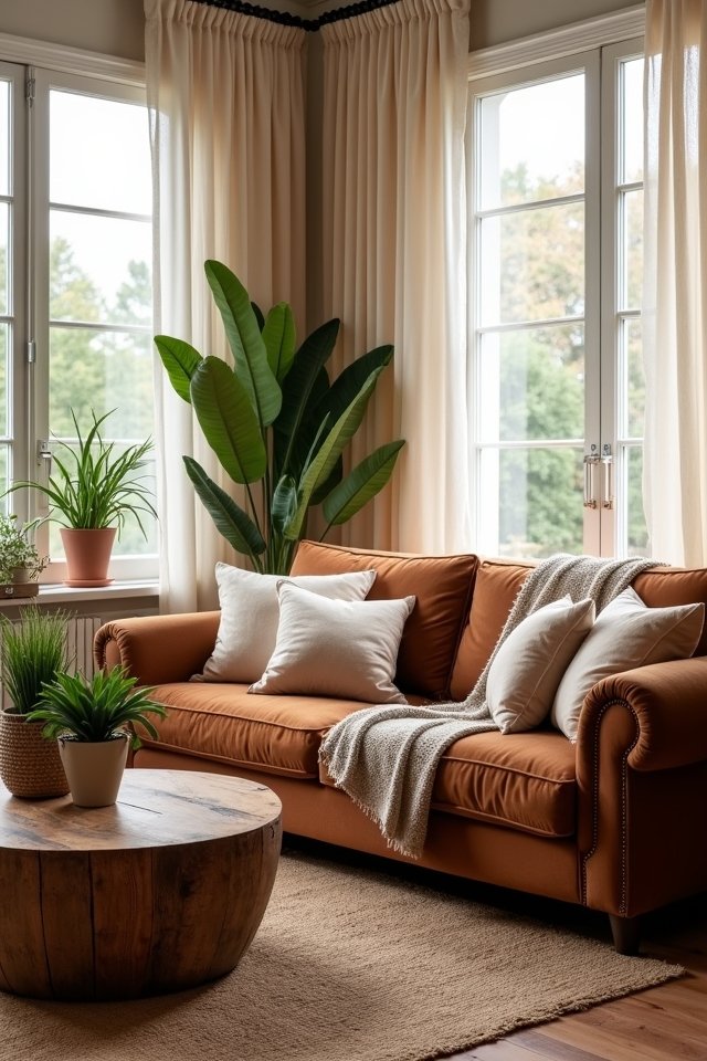elegant soft curtain transformation