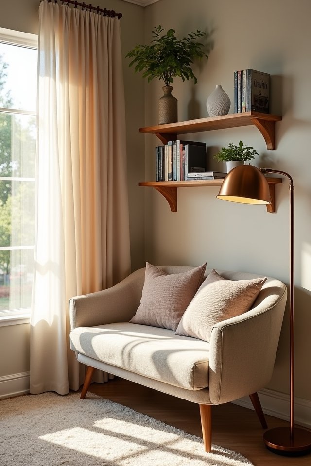 elegant storage and seating