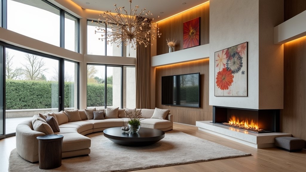 elegant tall ceiling designs