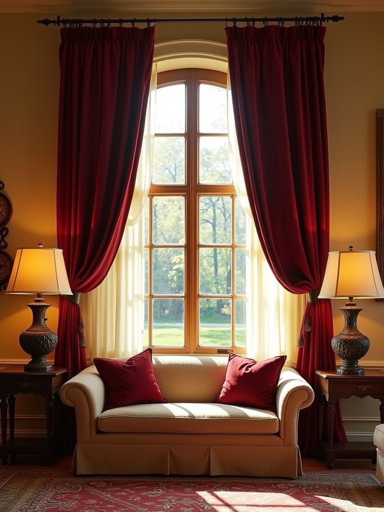 elegant traditional window treatments