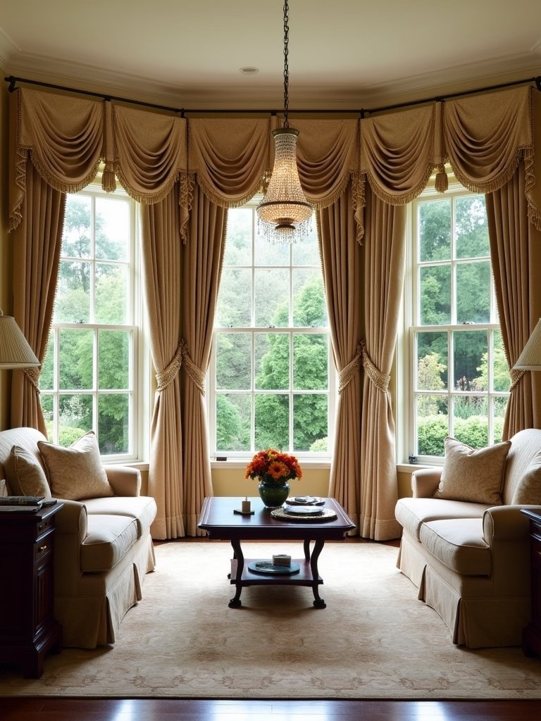 elegant traditional window treatments