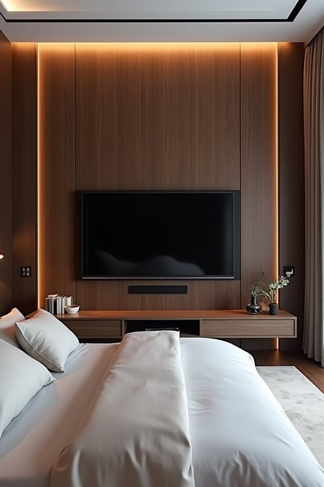 elegant tv paneling ideas