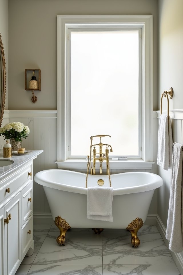 elegant vintage brass accessories