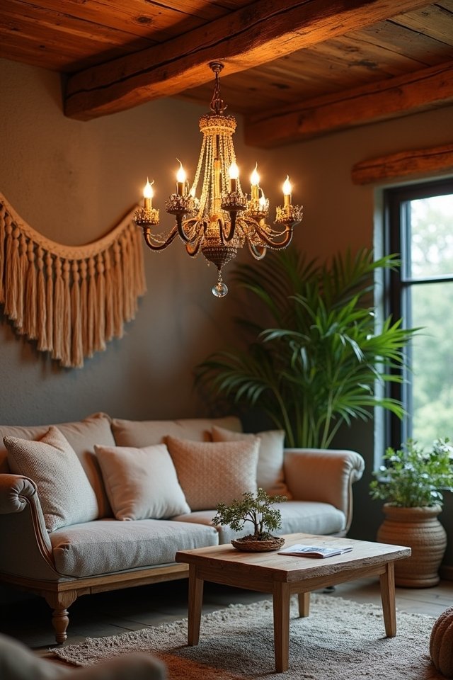 elegant vintage chandelier decor