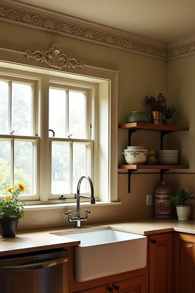 elegant vintage kitchen transformation