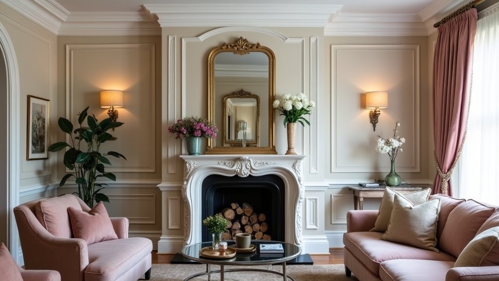 elegant wall moulding ideas