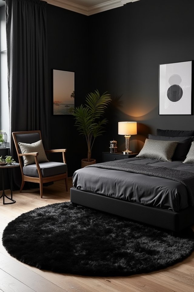 elegant warmth with contrast