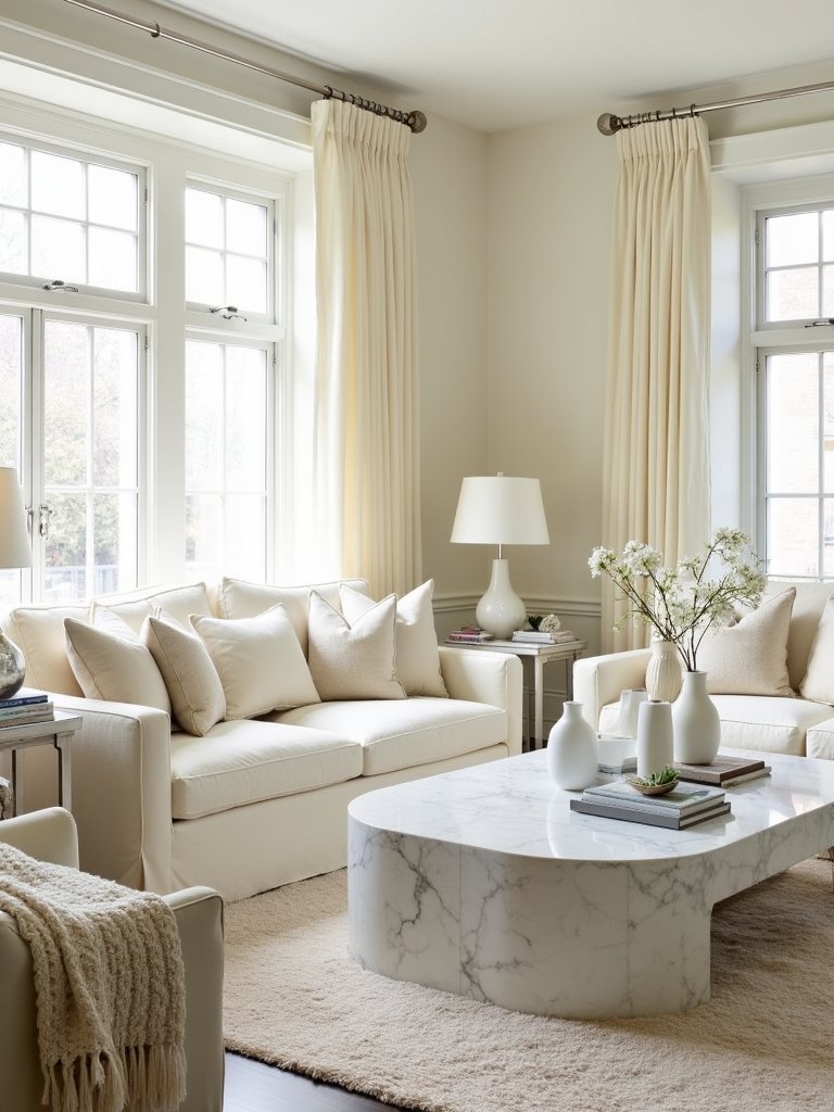 elegant white color harmony