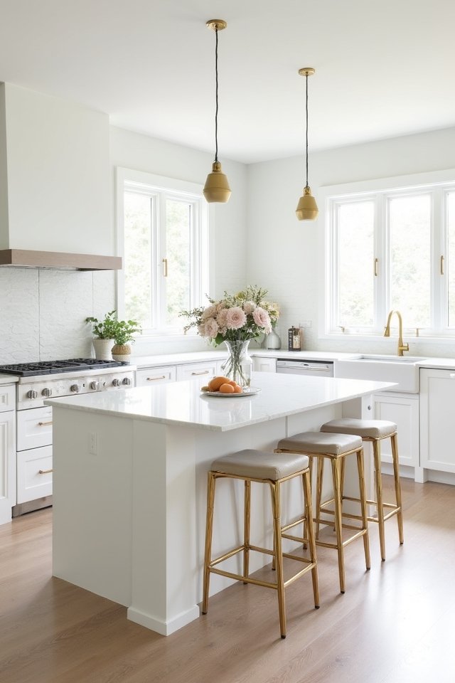 elegant white island glamour