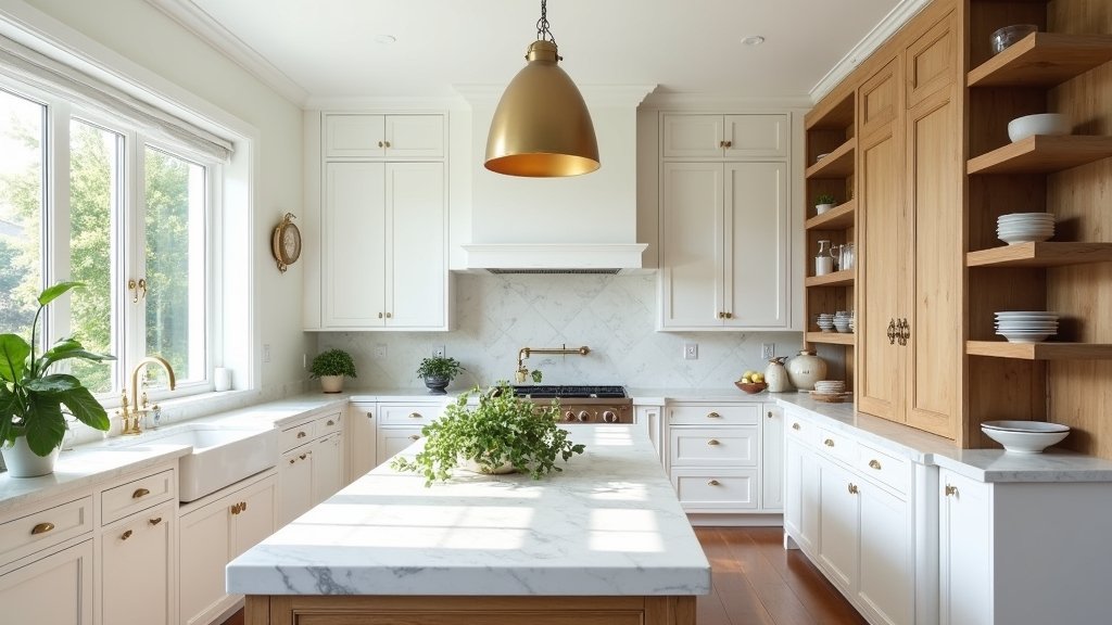 elegant white kitchen designs