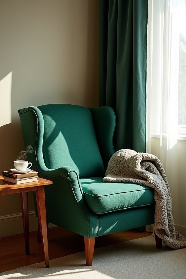elegant wingback chair charm