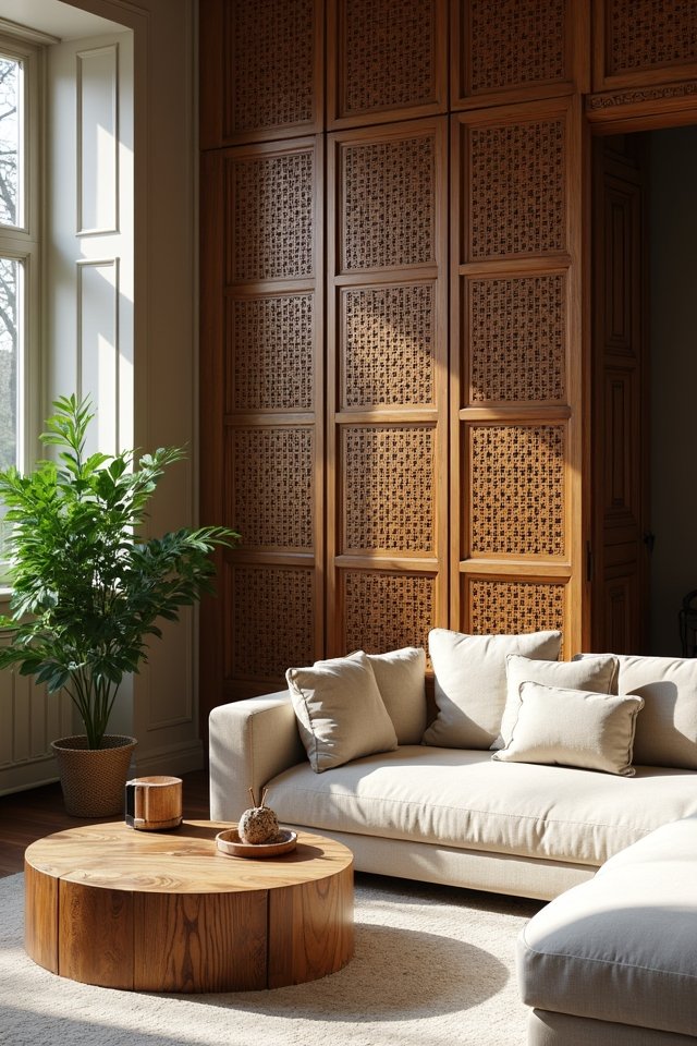 elegant wooden screens charm