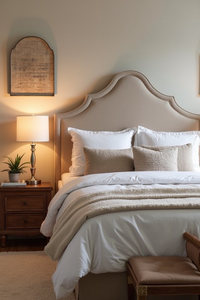 elevate bedroom with headboard