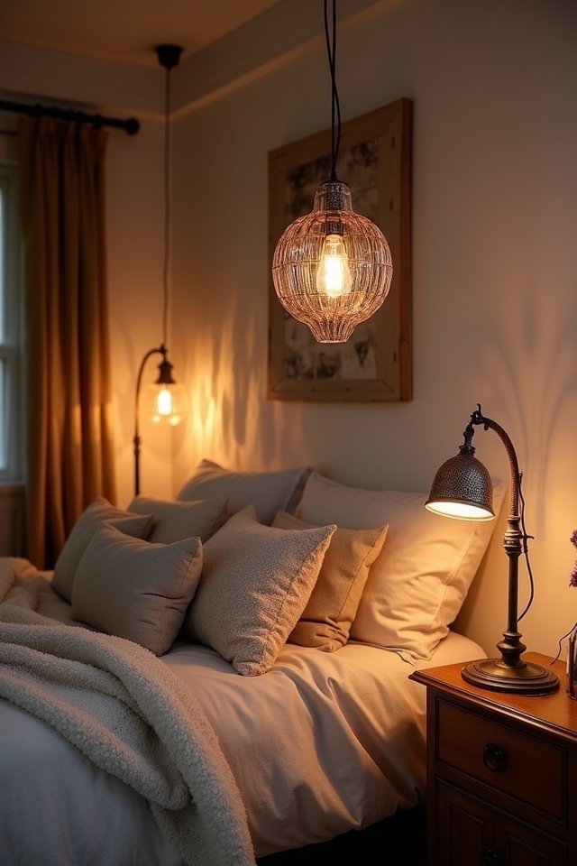 elevate bedroom with lighting
