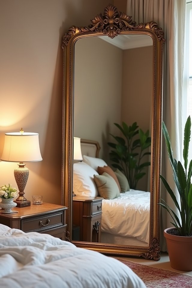 elevate bedroom with mirrors