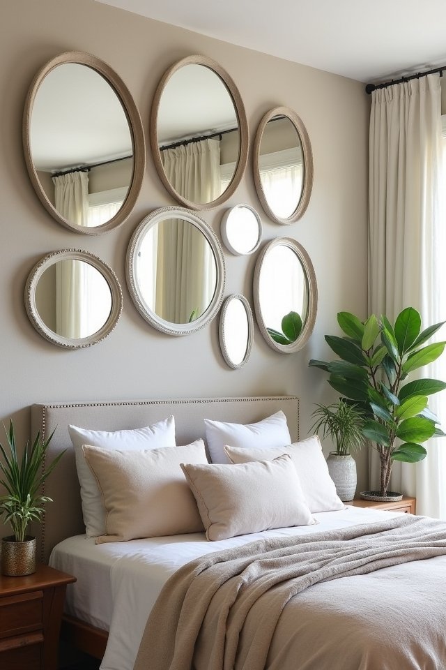 elevate bedroom with mirrors