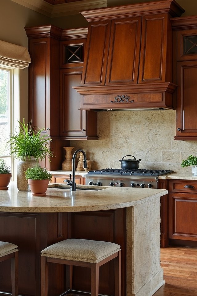 elevate kitchen with stone accents