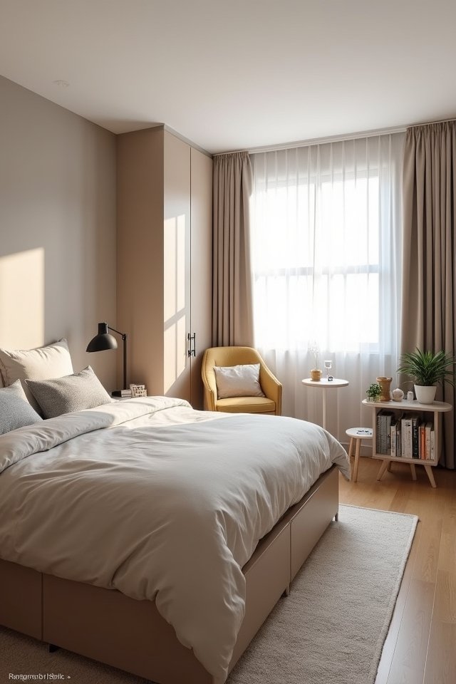 embrace minimalist bedroom design