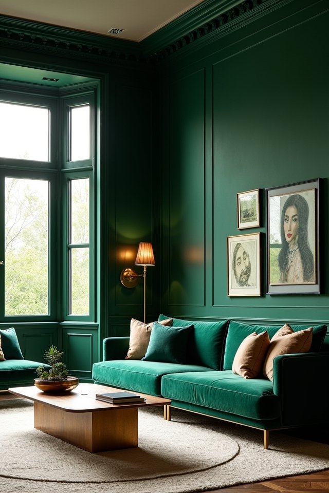emerald green luxe elegance