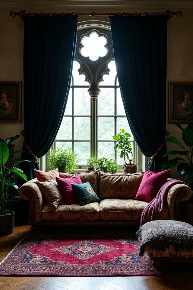 enchanted gothic boho drapery