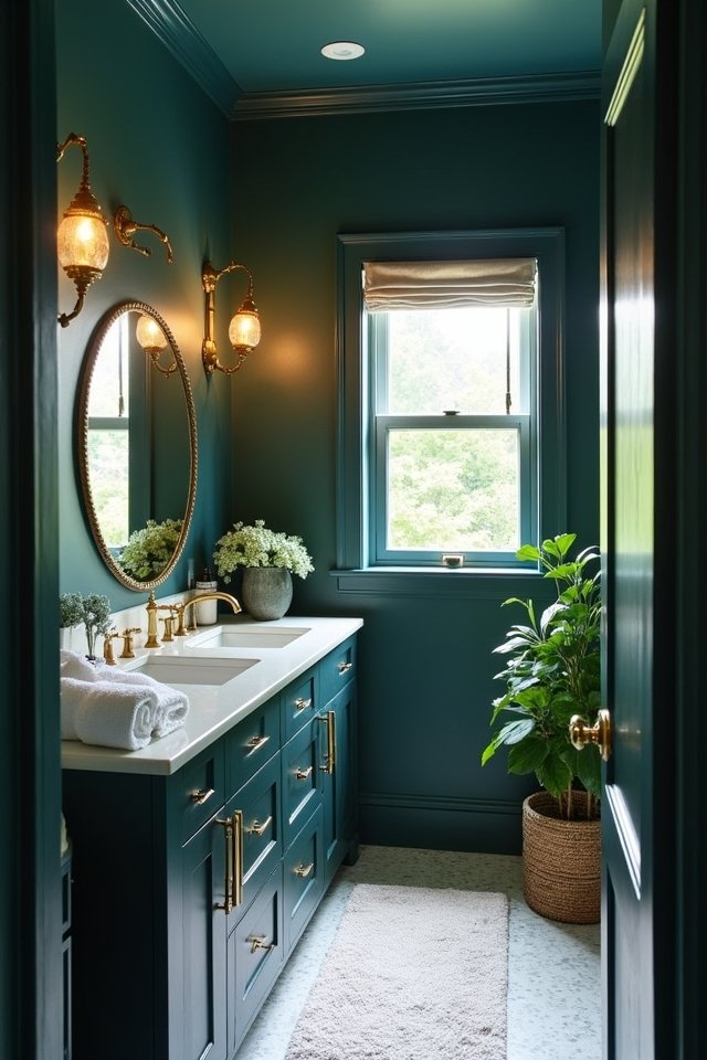 enchanting deep teal oasis